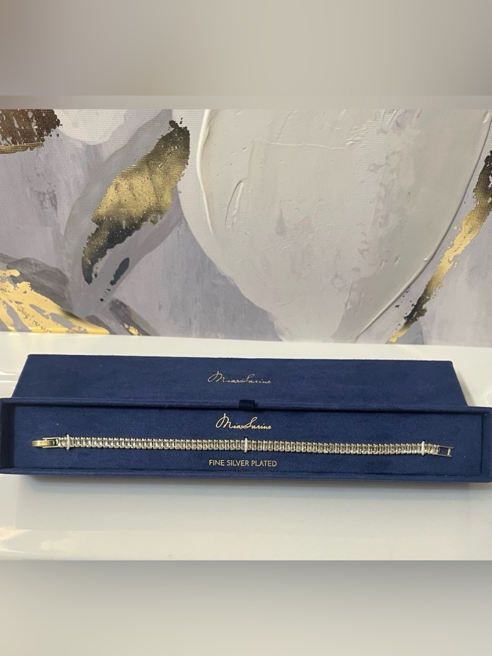 🛍️NIB Mia Sarine Silver Plated Bracelet